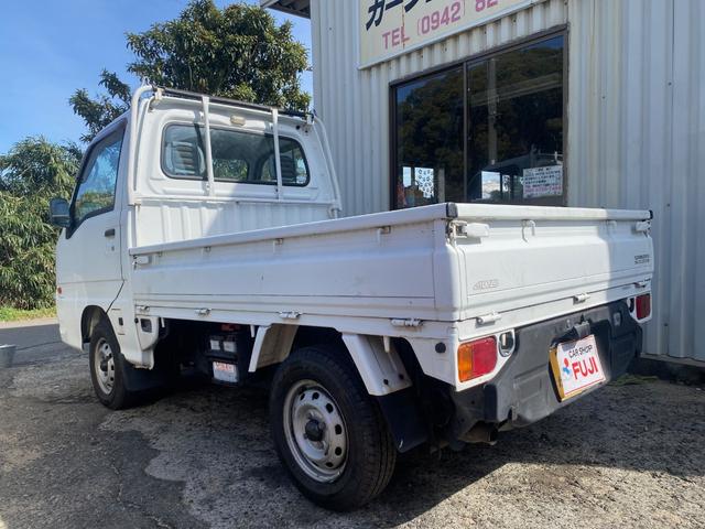 サンバートラック TB・4WD・エアコン・5速MT・パワステ・ワンオーナー(4枚目)