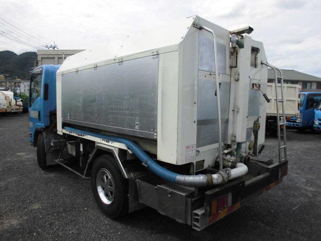 エルフトラック ３５００Ｌ　バキュームカー　３．５Ｔ　糞尿車　モリタエコノス　清掃車　衛生車　ワイド　箱付き（5枚目）