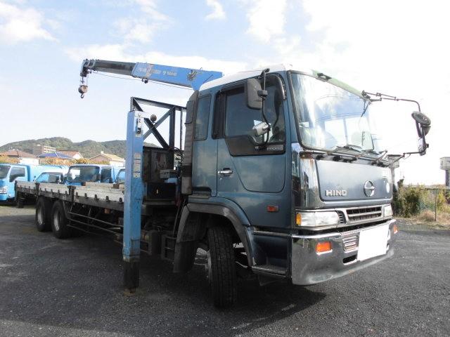 プロフィア ２５Ｔ　４段クレーン　ハイジャッキ　ラジコン　２デフ　ウインチ付　１２．６Ｔ積載　フックイン付（3枚目）