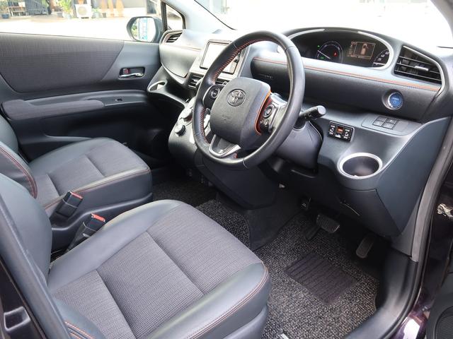 シエンタ ハイブリッドG クエロ TSS ハーフレザーシート 両側電動スライドドア 修復右ピラー フルセグTV 純正オプション15インチAW LEDヘッドライト スマートキー2本 衝突軽減ブレーキ レーンキープアシスト(8枚目)