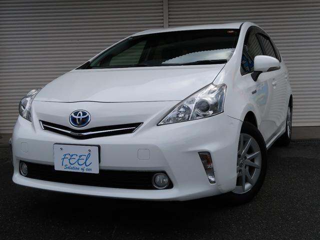 プリウスアルファ S ワンオーナー スマートキー2本 ディーラー整備記録 純正ナビ ワンセグTV DVD視聴 バックカメラ ビルトインETC プッシュスタート オートエアコン 修復左インサイドパネル(5枚目)