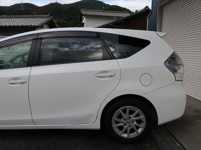 プリウスアルファ S ワンオーナー スマートキー2本 ディーラー整備記録 純正ナビ ワンセグTV DVD視聴 バックカメラ ビルトインETC プッシュスタート オートエアコン 修復左インサイドパネル(64枚目)