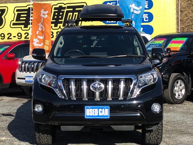 トヨタ ランドクルーザープラド ｔｘ ｌパッケージ 車検費用弊社負担 ７人乗 本革電動シート ルーフキャリア ルーフボックス 319 8万円 平成26年 14年 福岡県 中古車 価格 Com