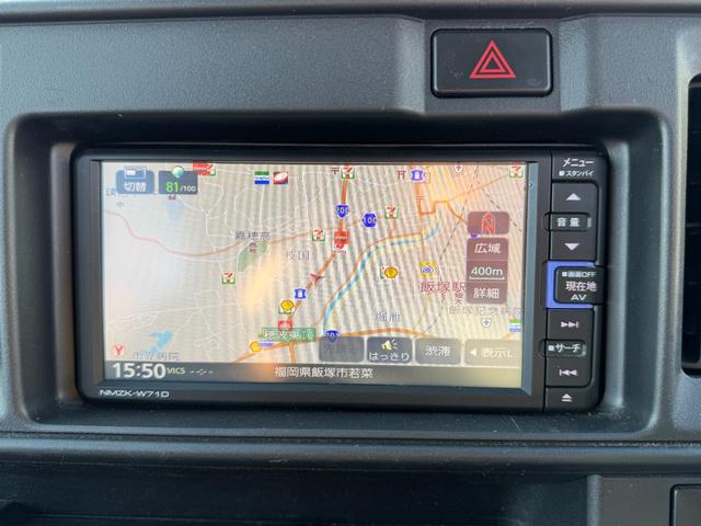 ハイゼットカーゴ クリーンSAIII 4WD 軽バン AT 衝突被害軽減システム ナビ TV 両側スライドドア アイドリングストップ オートマチックハイビーム ESC エアコン パワーステアリング パワーウィンドウ(8枚目)