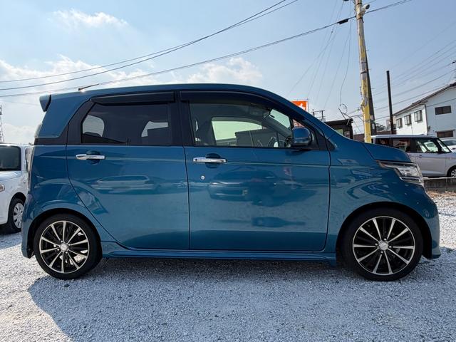 Ｎ－ＷＧＮカスタム Ｇ　ナビ　ＴＶ　ＨＩＤ　１５ｉｎｔアルミホイール　ローダウン　スマートキー　アイドリングストップ　電動格納ミラー　ベンチシート　ＣＶＴ　盗難防止システム　ＡＢＳ　ＥＳＣ　ＣＤ　ＤＶＤ再生　ＵＳＢ（15枚目）