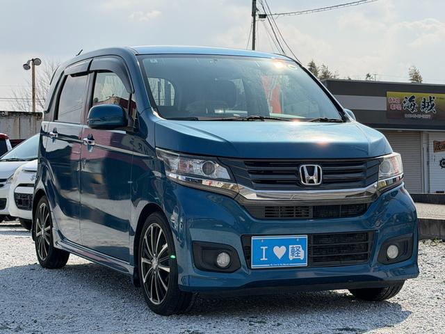 Ｎ－ＷＧＮカスタム Ｇ　ナビ　ＴＶ　ＨＩＤ　１５ｉｎｔアルミホイール　ローダウン　スマートキー　アイドリングストップ　電動格納ミラー　ベンチシート　ＣＶＴ　盗難防止システム　ＡＢＳ　ＥＳＣ　ＣＤ　ＤＶＤ再生　ＵＳＢ（45枚目）