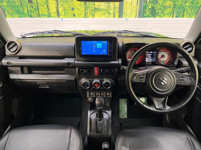 ジムニー ＸＣ　４ＷＤ　ターボ　ＳＤナビ　バックカメラ　デュアルセンサーブレーキサポート　禁煙車　前席シートヒーター　黒革調シートカバー　ドラレコ　スマートキー　ＬＥＤヘッド　ＥＴＣ　オールテレーンタイヤ（2枚目）