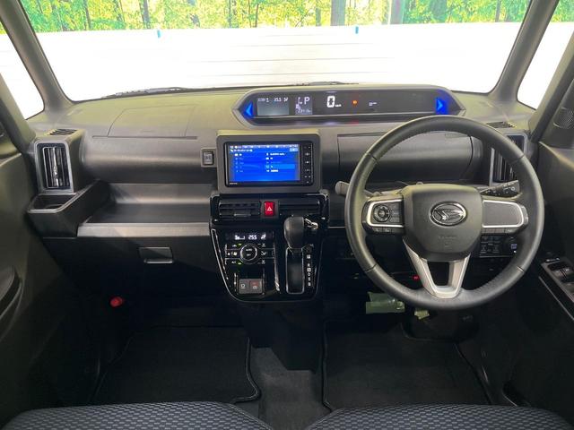 タント カスタムRS ターボ 純正8インチナビ スマートアシスト 両側パワースライドドア シートヒーター コーナーセンサー バックカメラ 電動パーキングブレーキ スマートキー LEDヘッドライト ETC(2枚目)