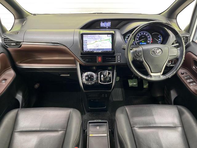 エスクァイア ハイブリッドGi 10型フリップダウン BIG‐X9型ナビ 両側パワースライド 禁煙車 バックカメラ ETC Bluetooth フルセグ シートヒーター ハーフレザーシート クルーズコントロール(2枚目)