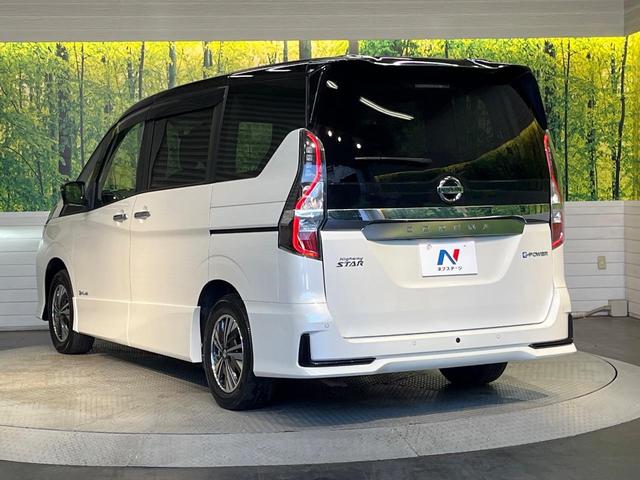 セレナ e-パワー ハイウェイスターV 後期型 純正10型ナビ 両側電動ドア 後席モニター 全周囲カメラ 衝突軽減 レーダークルーズ 禁煙車 レザー調シート ドラレコ スマートキー LEDヘッド ETC 純正15アルミ 車線逸脱警報(25枚目)