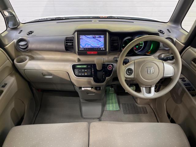 N-BOX G・Lパッケージ SDナビ パワースライドドア バックカメラ ETC スマートキー 禁煙車 Bluetooth接続可 フルセグ オートエアコン 電動格納ミラー 純正14インチアルミホイール CD DVD(2枚目)