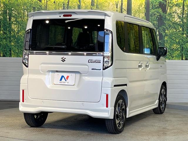 スペーシアカスタム ハイブリッドXS 純正9型ナビ 全方位モニター 届出済未使用車 両側パワースライド セーフティサポート Bluetooth フルセグ スマートキー シートヒーター ハーフレザーシート LEDヘッド(17枚目)