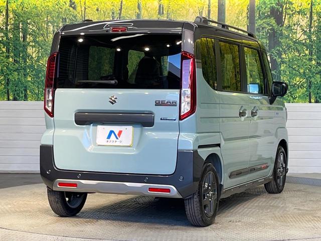 スペーシアギア ハイブリッドＸＺ　純正９型ナビ　両側電動ドア　全周囲カメラ　セーフティサポート　禁煙車　スマートキー　ＬＥＤヘッド　純正１４インチアルミ　オートハイビーム　車線逸脱警報　オートライト　オートエアコン　Ｂｌｕｅｔｏｏｔｈ（17枚目）