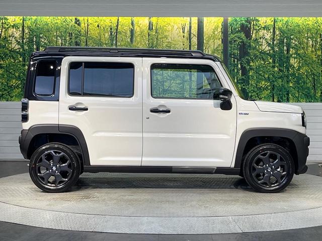 ハスラー タフワイルドターボ　届出済未使用車　９型メーカーナビ　全方位モニター　２トーンカラー　セーフティサポート　アダプティブクルーズ　シートヒーター　純正１５インチアルミ　スマートキー　ＬＥＤヘッドライト（26枚目）