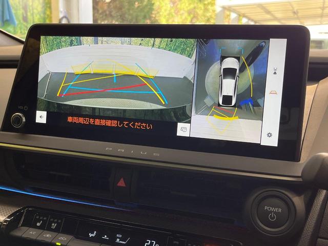 プリウス Z 12.3型ナビ付ディスプレイオーディオ トヨタチームメイト 全周囲カメラ セーフティーセンス レーダークルーズ 電動リアゲート 黒革調シート 前席シートエアコン メモリー機能付パワーシート ドラレコ(4枚目)