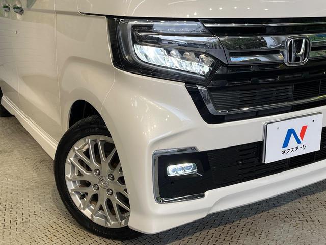 N-BOXカスタム Lターボ ターボ 純正8インチナビ ホンダセンシング 両側電動スライドドア バックカメラ シートヒーター ハーフレザーシート LEDヘッドライト パドルシフト Bluetooth フルセグTV ETC 禁煙車(13枚目)