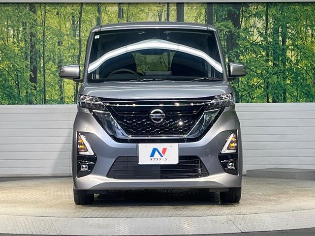 ルークス ハイウェイスター Gターボ 純正9型ナビ 全周囲カメラ ハンズフリー両側電動ドア インテリジェントエマージェンシーブレーキ 禁煙車 スマートキー LEDヘッド ビルトインETC 純正15インチアルミ オートハイビーム(15枚目)