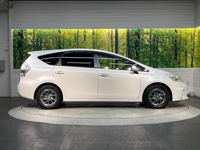 プリウスアルファ Ｓ　チューン　ブラック　ＳＤナビ　バックカメラ　オートライト　ＥＴＣ　スマートキー　ＬＥＤヘッドライト　禁煙車　Ｂｌｕｅｔｏｏｔｈ接続可　フルセグ　電動格納ミラー　ＣＤ　ＤＶＤ　純正１６インチアルミホイール（26枚目）