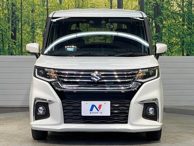 ソリオ ハイブリッドＭＺ　８型ナビ　セーフティサポート　ＨＵＤ　両側電動ドア　シートヒーター　アダプティブクルーズ　ＬＥＤヘッド　ＬＥＤフォグ　コーナーセンサー　スマートキー　ＥＴＣ　Ｂｌｕｅｔｏｏｔｈ　アイドリングストップ（14枚目）