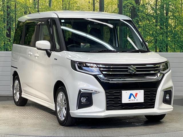 ソリオ ハイブリッドＭＺ　８型ナビ　セーフティサポート　ＨＵＤ　両側電動ドア　シートヒーター　アダプティブクルーズ　ＬＥＤヘッド　ＬＥＤフォグ　コーナーセンサー　スマートキー　ＥＴＣ　Ｂｌｕｅｔｏｏｔｈ　アイドリングストップ（16枚目）