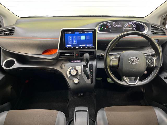 シエンタ ハイブリッドＧ　クエロ　純正９型ナビ　両側電動スライド　セーフティーセンス　クリアランスソナー　クルーズコントロール　ＬＥＤヘッド　バックカメラ　ハーフレザーシート　ＥＴＣ　フルセグ　Ｂｌｕｅｔｏｏｔｈ　ＣＤ／ＤＶＤ　禁煙車（2枚目）