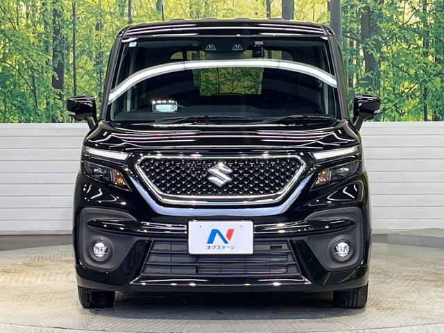 ソリオバンディット ハイブリッドＳＶ　純正９インチナビ　セーフティサポート　アダプティブクルーズコントロール　両側パワースライドドア　全方位モニター　ＨＵＤ　コーナーセンサー　ハイビームアシスト　ＬＥＤヘッドライト　スマートキー（14枚目）