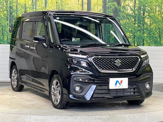 ソリオバンディット ハイブリッドＳＶ　純正９インチナビ　セーフティサポート　アダプティブクルーズコントロール　両側パワースライドドア　全方位モニター　ＨＵＤ　コーナーセンサー　ハイビームアシスト　ＬＥＤヘッドライト　スマートキー（16枚目）