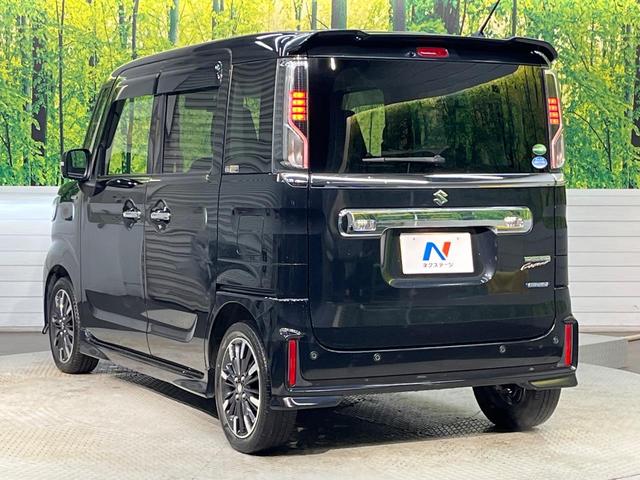 スペーシアカスタム ハイブリッドＸＳ　オーディオ　衝突軽減システム　両側パワースライド　クリアランスソナー　シートヒーター　車線逸脱警報装置　スマートキー　ＬＥＤヘッドランプ　純正１５インチアルミ　禁煙車　ハーフレザーシート（58枚目）