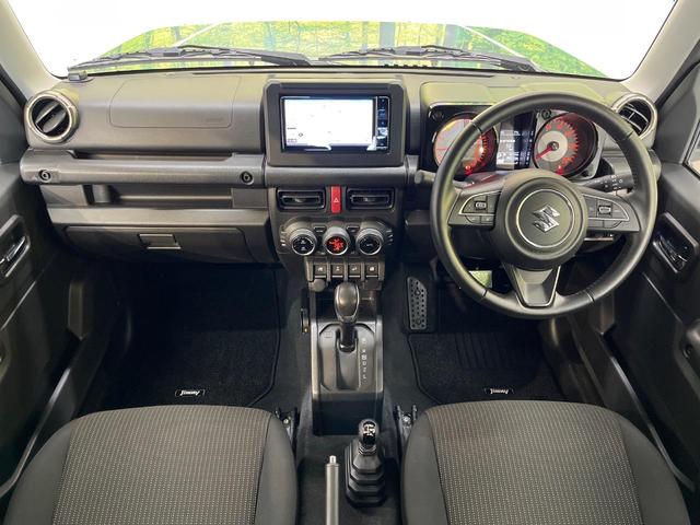 ジムニー ＸＣ　ターボ　ＳＤナビ　セーフティサポート　禁煙車　前席シートヒーター　スマートキー　ＬＥＤヘッド　ＥＴＣ　クルコン　純正１６インチアルミ　オートハイビーム　車線逸脱警報　オートライト　オートエアコン（2枚目）