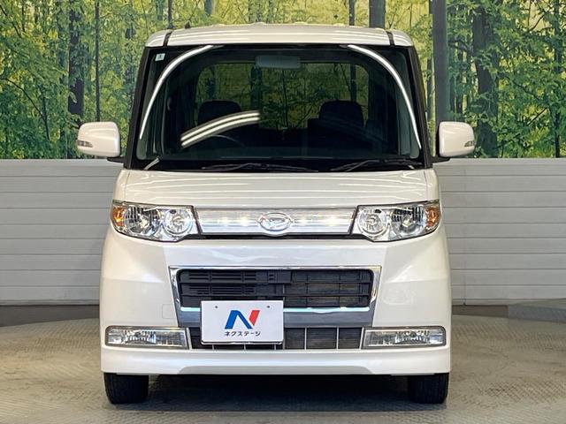 タント カスタムX 禁煙車 スマートキー HIDヘッド 純正14インチアルミ オートエアコン CD 電動格納ドアミラー(13枚目)