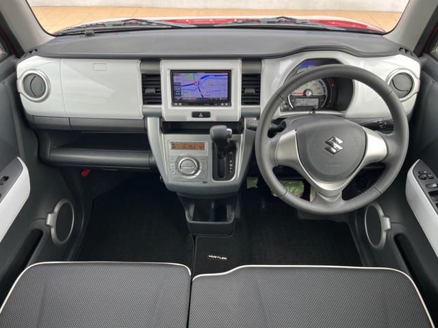 ハスラー Xターボ SDナビ 衝突軽減 シートヒーター ETC スマートキー Bluetooth 純正15インチアルミ 禁煙車 アイドリングストップ オートエアコン オートライト(2枚目)