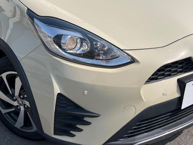 アクア クロスオーバー 純正SDナビ セーフティセンス クリアランスソナー バックカメラ オートハイビーム オートライト 革巻きステアリング スマートキー 純正16AW フルセグ Bluetooth CD/DVD 禁煙車(12枚目)