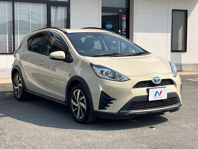 アクア クロスオーバー 純正SDナビ セーフティセンス クリアランスソナー バックカメラ オートハイビーム オートライト 革巻きステアリング スマートキー 純正16AW フルセグ Bluetooth CD/DVD 禁煙車(16枚目)