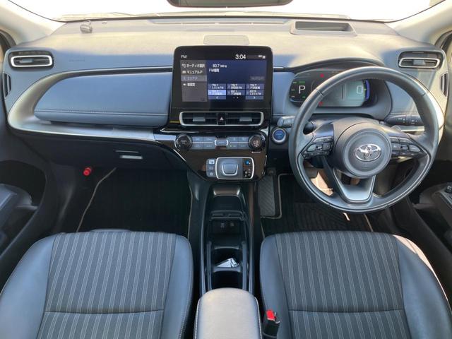 アクア Ｚ　１０．５インチディスプレイオーディオ　アラウンドビューモニター　トヨタチームメイト　ブラインドスポットモニター　前席シートヒーター　ハーフレザーシート　ステアリングヒーター　禁煙車　セーフティセンス（2枚目）