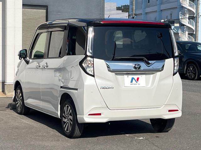 ルーミー カスタムＧ　純正９型ナビ　後席モニター　全周囲カメラ　レーダークルーズ　衝突軽減　両側電動ドア　シートヒーター　禁煙車　オートエアコン　ＬＥＤヘッド　ＥＴＣ　ドラレコ　オートブレーキホールド　純正１４アルミ（46枚目）