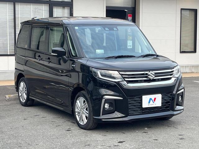 ソリオ ハイブリッドＭＺ　純正９型ナビ　全周囲カメラ　両側電動ドア　セーフティサポート　レーダークルーズ　禁煙車　シートヒーター　コーナーセンサー　スマートキー　ＬＥＤヘッド　純正１５インチアルミ　オートハイビーム（17枚目）