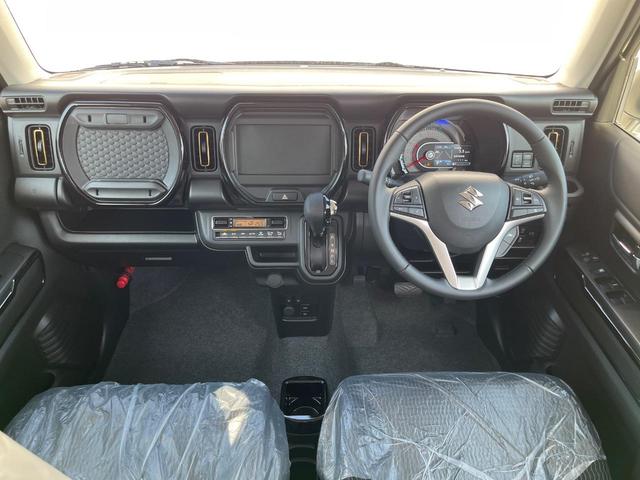 ハスラー ハイブリッドＸ　届出済未使用車　衝突被害軽減システム　コーナーセンサー　スマートキー　ＬＥＤヘッド　純正１５インチアルミ　オートハイビーム　車線逸脱警報　オートライト　オートエアコン　ＬＥＤフォグ（2枚目）