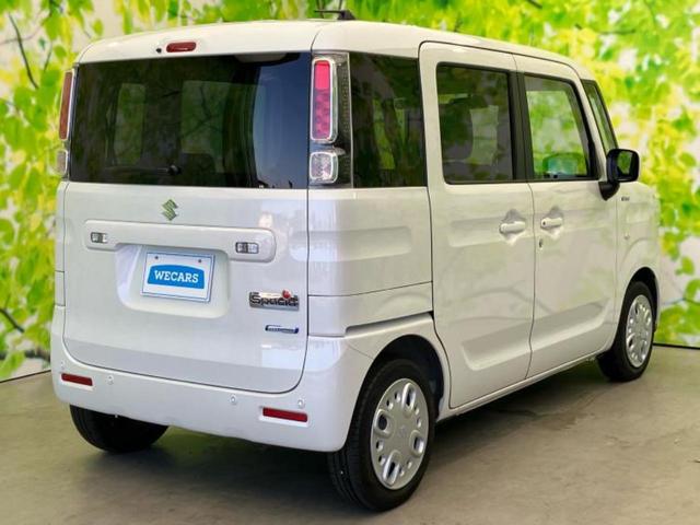 スペーシア ハイブリッドＧ　保証書／セーフティサポート（スズキ）／車線逸脱防止支援システム／ＥＢＤ付ＡＢＳ／横滑り防止装置／禁煙車／エアバッグ　サイド／パワーウインドウ／エンジンスタートボタン／キーレススタートシステム（3枚目）