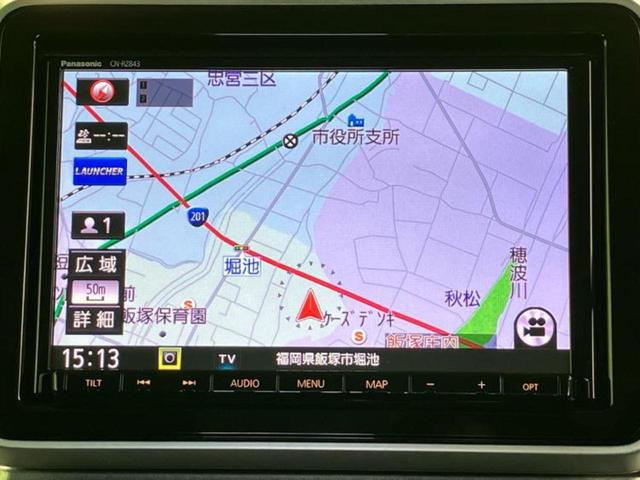 スペーシアギア ハイブリッドXZターボ 新品タイヤ/保証書/純正 8インチ SDナビ/セーフティサポート(スズキ)/両側電動スライドドア/シートヒーター 前席/全方位モニター用カメラ/車線逸脱防止支援システム/ドライブレコーダー 純正(10枚目)