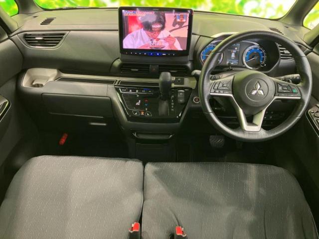 デリカミニ Tプレミアム 新品タイヤ/保証書/社外 10インチ SDナビ/デジタルインナーミラー/イーアシスト(ミツビシ)/両側電動スライドドア/シートヒーター/全方位モニター/車線逸脱防止支援システム 衝突被害軽減システム(4枚目)