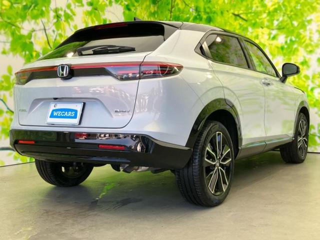 ヴェゼル 4WD eHEV Zプレイパッケージ パノラマルーフ/保証書/ディスプレイオーディオ+ナビ9インチ/ホンダセンシング/シートヒーター/マルチビューカメラシステム/車線逸脱防止支援システム/シート ハーフレザー/電動バックドア サンルーフ(3枚目)