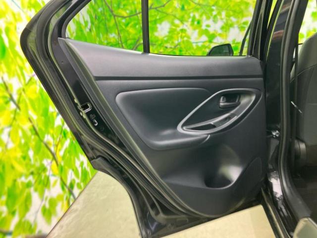 ヤリスクロス ハイブリッドZ 保証書/ディスプレイオーディオ+ナビ8インチ/トヨタセーフティセンス/シートヒーター/パノラミックビューモニター/車線逸脱防止支援システム/シート ハーフレザー/電動バックドア 衝突被害軽減システム(24枚目)