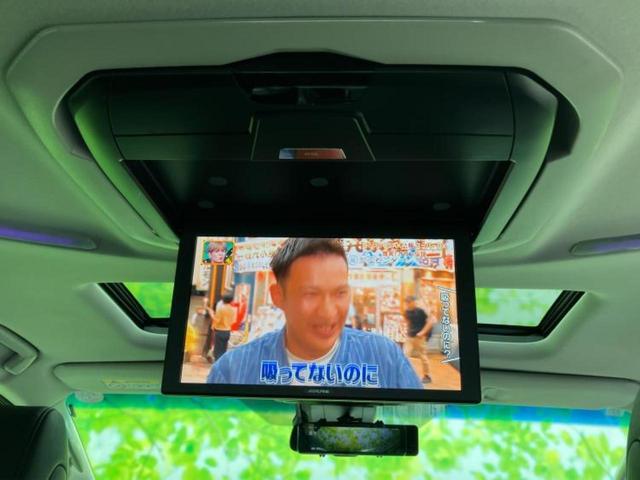 アルファード Ｓ　Ｃパッケージ　新品タイヤ／サンルーフ／社外　１１インチ　メモリーナビ／フリップダウンモニター　社外　１２．８インチ／トヨタセーフティセンス／両側電動スライドドア／エアーシート　前席／シート　合皮／電動バックドア（14枚目）