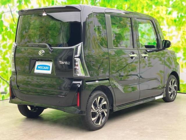 タント カスタムＸ　保証書／ディスプレイオーディオ９インチ／スマートアシスト（トヨタ・ダイハツ）／両側電動スライドドア／シートヒーター　前席／車線逸脱防止支援システム／シート　ハーフレザー／登録済未使用車　バックカメラ（3枚目）