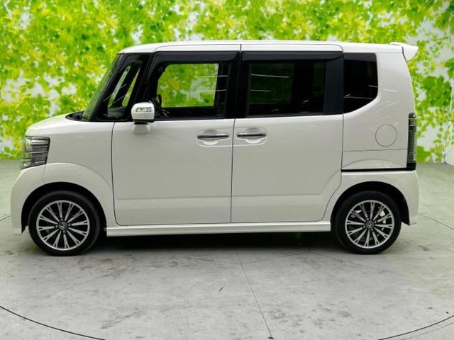 N-BOXカスタム 4WDターボSSパッケージ 新品タイヤ/保証書/純正 SDナビ/衝突安全装置/両側電動スライドドア/シートヒーター 前席/シート ハーフレザー/ドライブレコーダー 前後/ヘッドランプ HID/Bluetooth接続/ETC(2枚目)