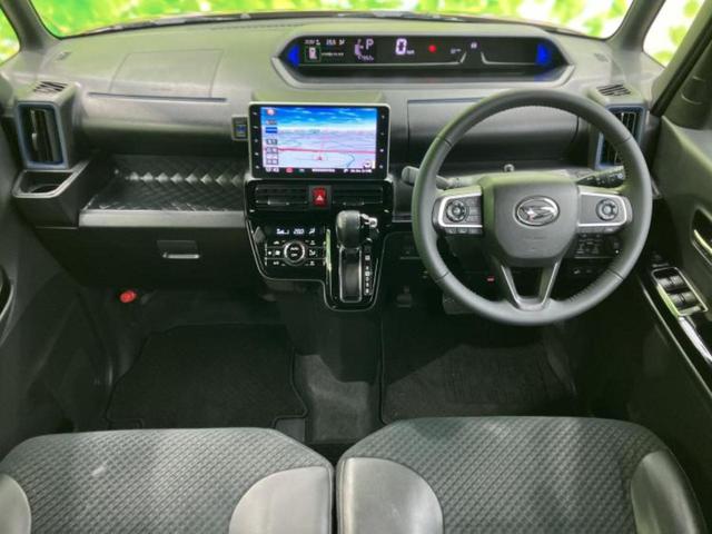 タント カスタムRSスタイルセレクション 保証書/純正 9インチ SDナビ/衝突安全装置/両側電動スライドドア/シートヒーター/パノラマモニター/車線逸脱防止支援システム/シート ハーフレザー/ドライブレコーダー 純正 衝突被害軽減システム(4枚目)