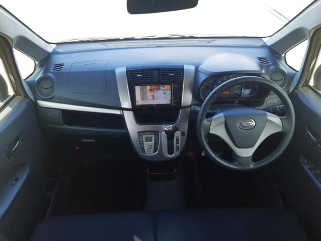 ムーヴ カスタムＸ　ＶＳスマートセレクションＳＡ　新品タイヤ／保証書／社外　ＳＤナビ／衝突安全装置／ヘッドランプ　ＬＥＤ／Ｂｌｕｅｔｏｏｔｈ接続／ＥＢＤ付ＡＢＳ／横滑り防止装置／アイドリングストップ／バックモニター／フルセグＴＶ　衝突被害軽減システム（4枚目）