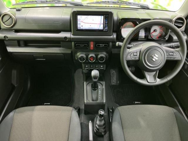 ジムニー ４ＷＤ　ＸＣ　新品タイヤ／保証書／社外　ＳＤナビ／セーフティサポート（スズキ）／シートヒーター　前席／ヘッドランプ　ＬＥＤ／Ｂｌｕｅｔｏｏｔｈ接続／アイドリングストップ／バックモニター／フルセグＴＶ　バックカメラ（4枚目）