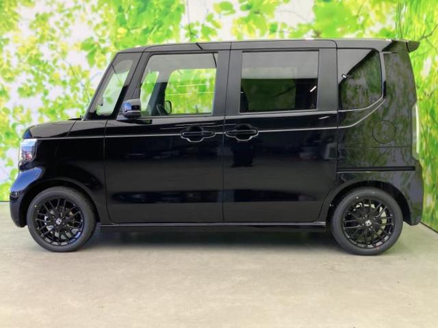 N-BOXカスタム ターボブラックスタイル 保証書/純正 8インチ ナビ/ホンダセンシング/両側電動スライドドア/シートヒーター 前席/車線逸脱防止支援システム/シート ハーフレザー/登録済未使用車/ヘッドランプ LED 衝突被害軽減システム(2枚目)