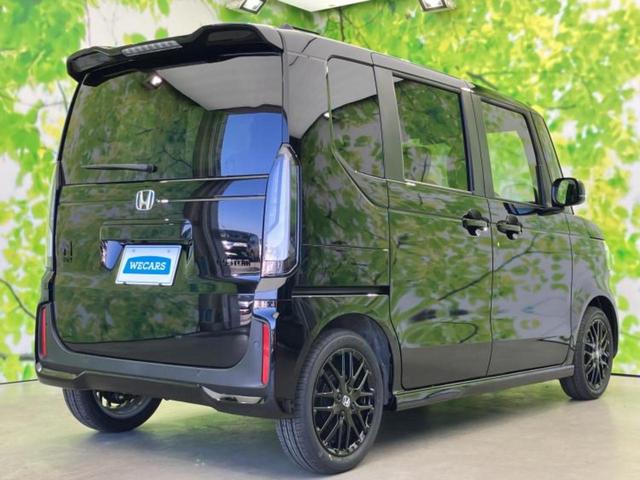 N-BOXカスタム ターボブラックスタイル 保証書/純正 8インチ ナビ/ホンダセンシング/両側電動スライドドア/シートヒーター 前席/車線逸脱防止支援システム/シート ハーフレザー/登録済未使用車/ヘッドランプ LED 衝突被害軽減システム(3枚目)